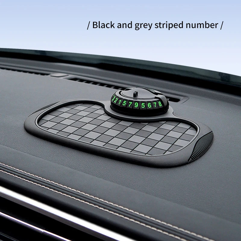 Car Dashboard Anti-Slip Mat, 2026 New Multifunctional Car Anti-Slip Mat With Temporary Parking Number,  Car Anti-Slip Mat