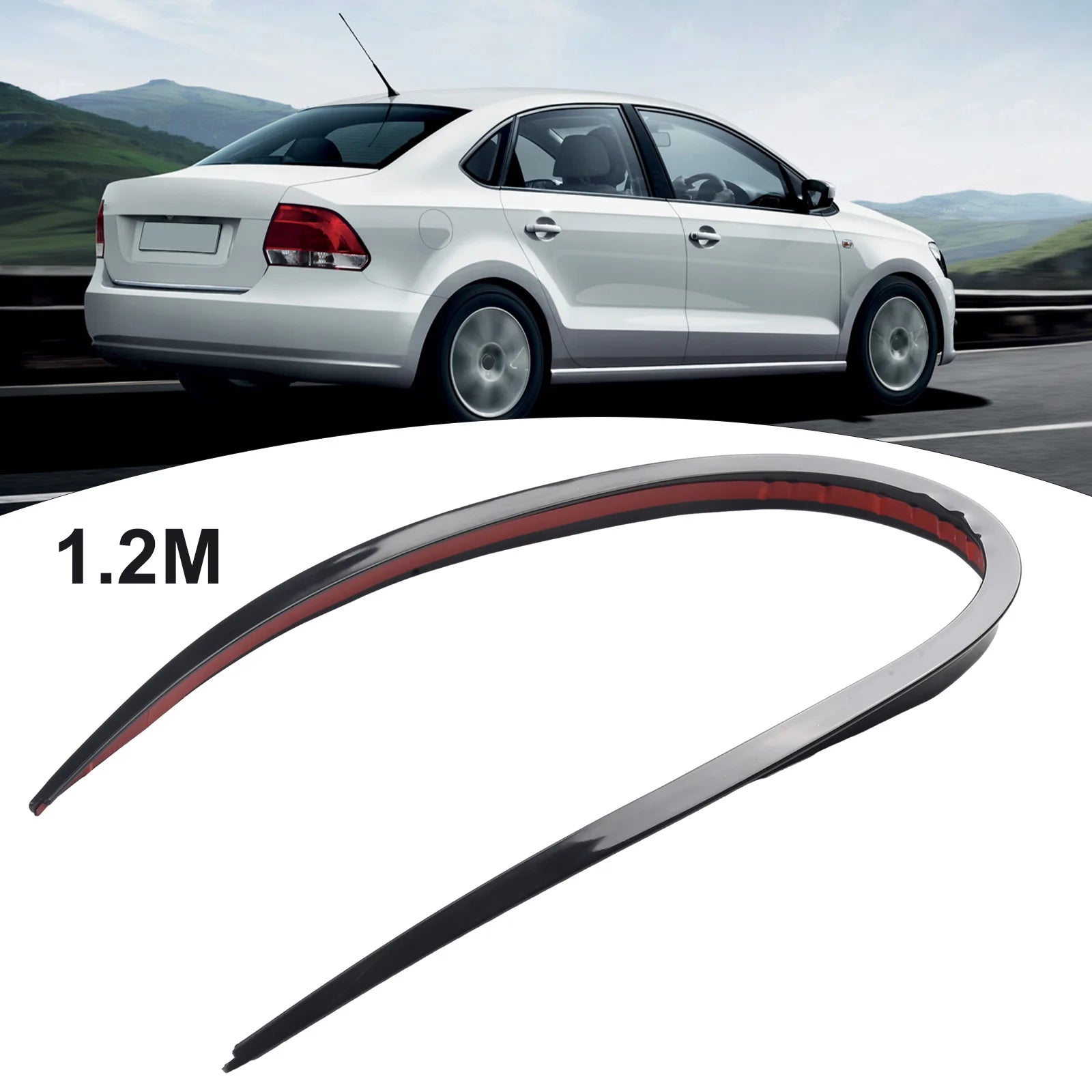 Universal 120cm Rear Spoiler Lip